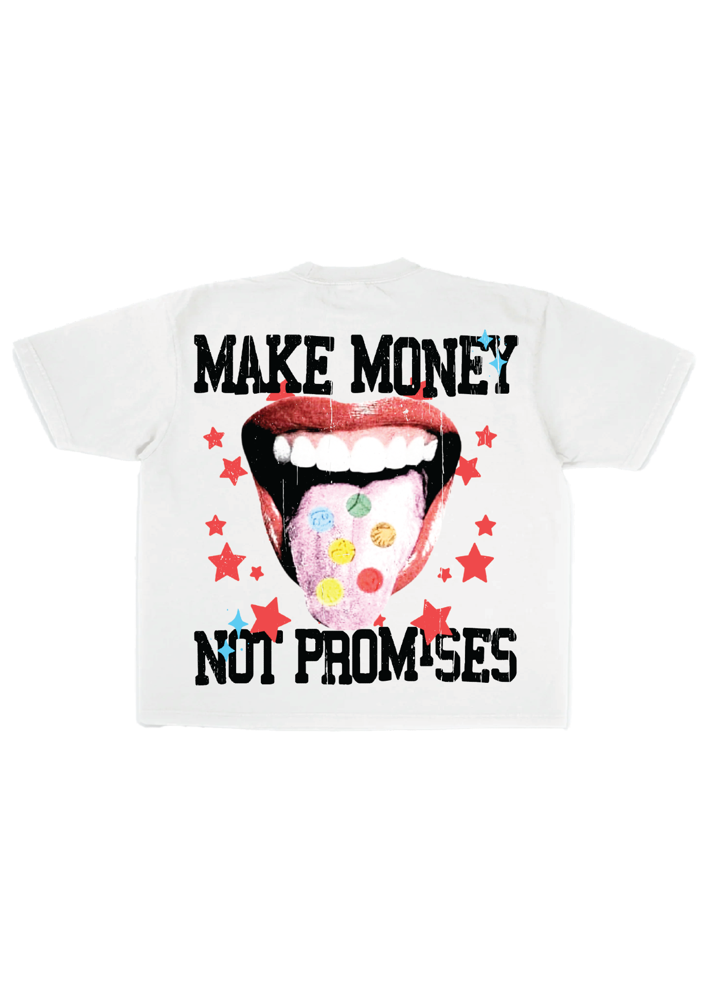 "money > promises" Tee